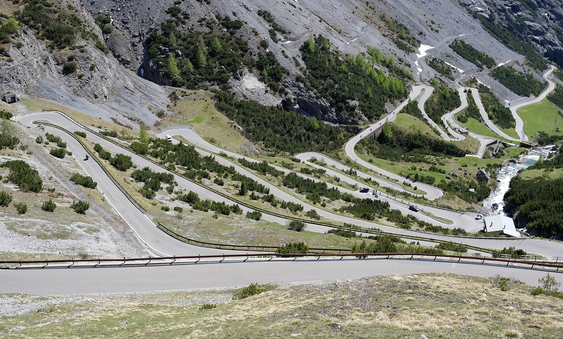 Passo dello Stelvio sul lato di Bormio