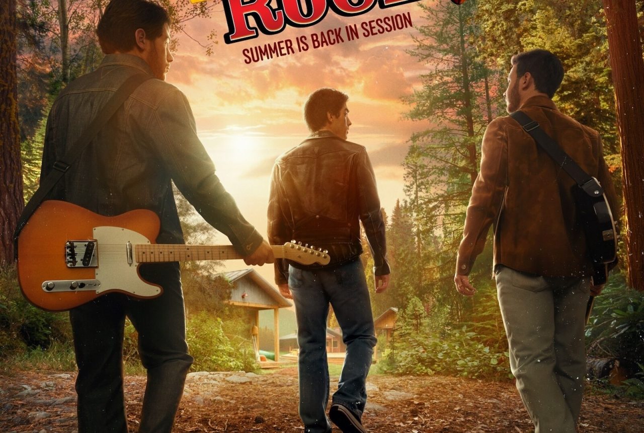 Key art ufficiale di Camp Rock 3 con i Jonas Brothers