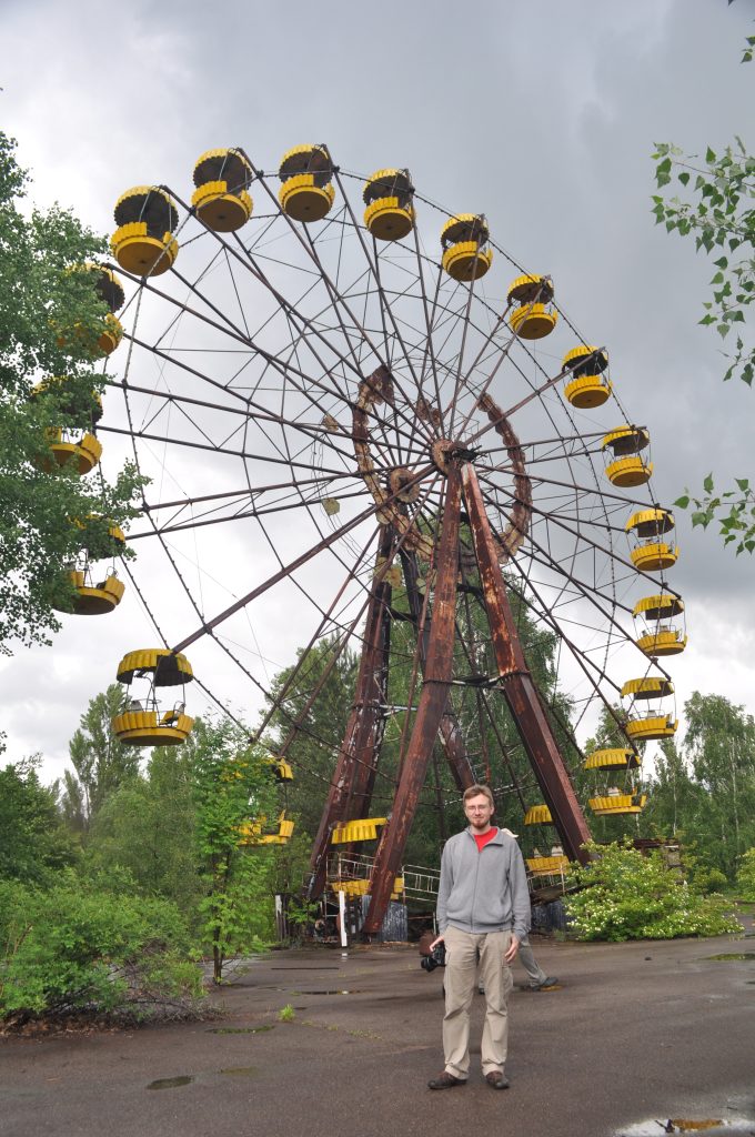 Ruota panoramica abbandonata a Pripyat