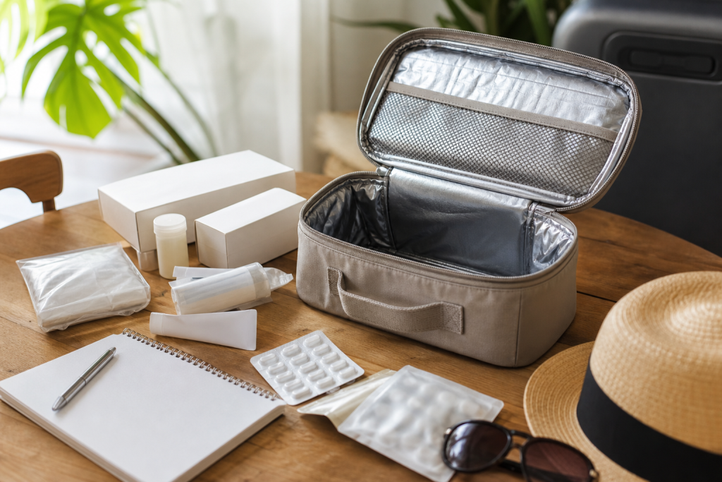 Borsa termica generica per medicinali in viaggio