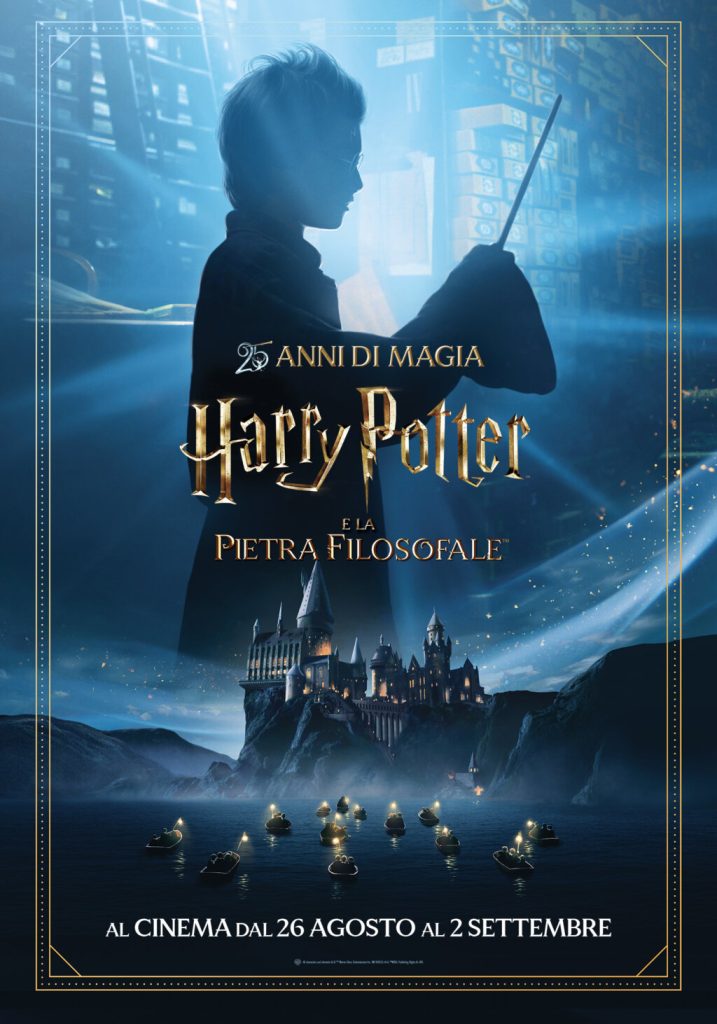 Locandina ufficiale Harry Potter e la Pietra Filosofale 25 anniversario