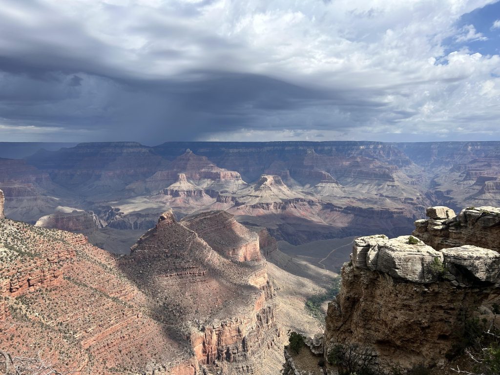Temporale sopra il Grand Canyon il 29 agosto 2026