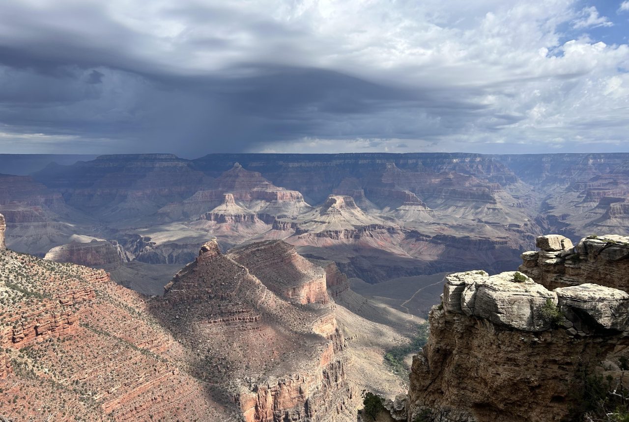 Temporale sopra il Grand Canyon il 29 agosto 2026