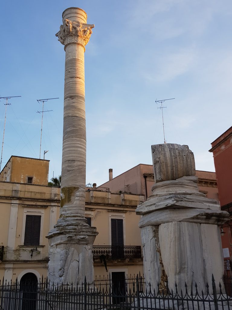 Colonna romana di Brindisi punto terminale della Via Appia
