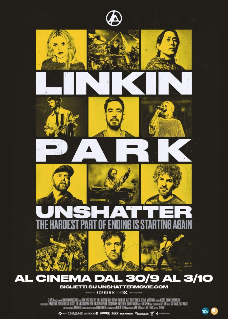 Poster italiano di Linkin Park Unshatter