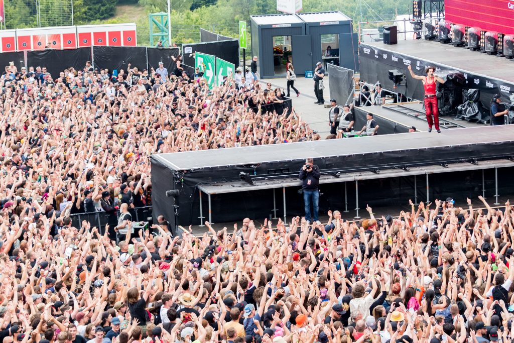 I Måneskin in concerto al Rock am Ring 2022