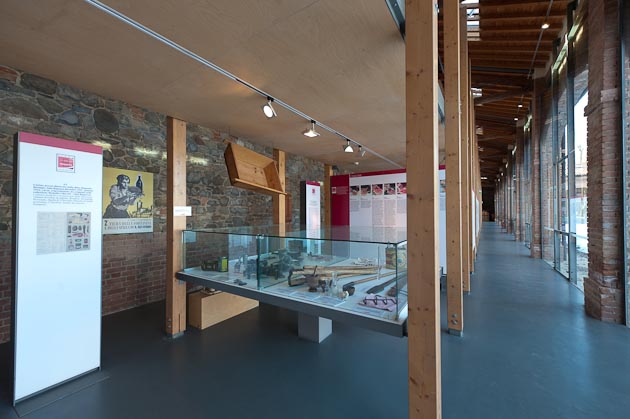 Interno del Museo del Prosciutto di Parma a Langhirano