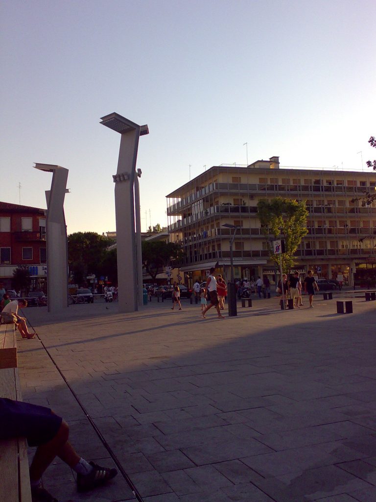 Piazza Mazzini a Lido di Jesolo