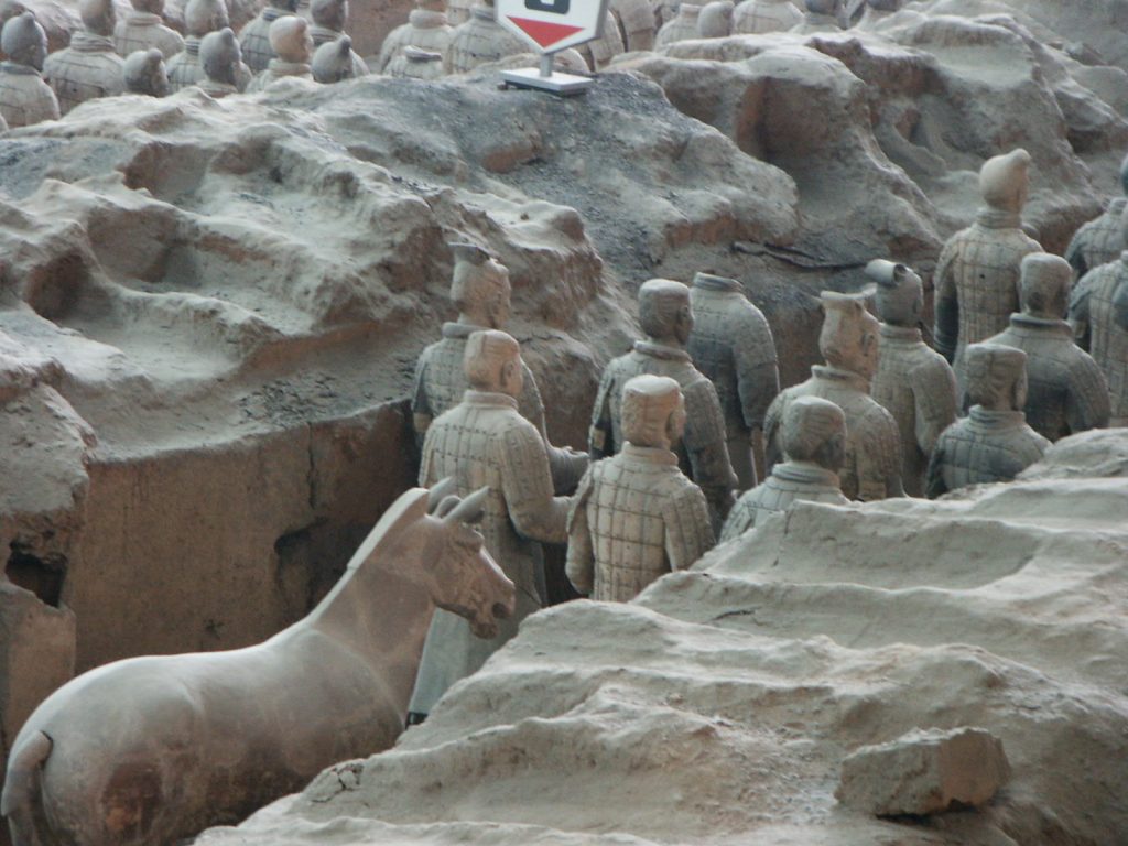 Esercito di terracotta di Qin Shi Huang nella fossa 1