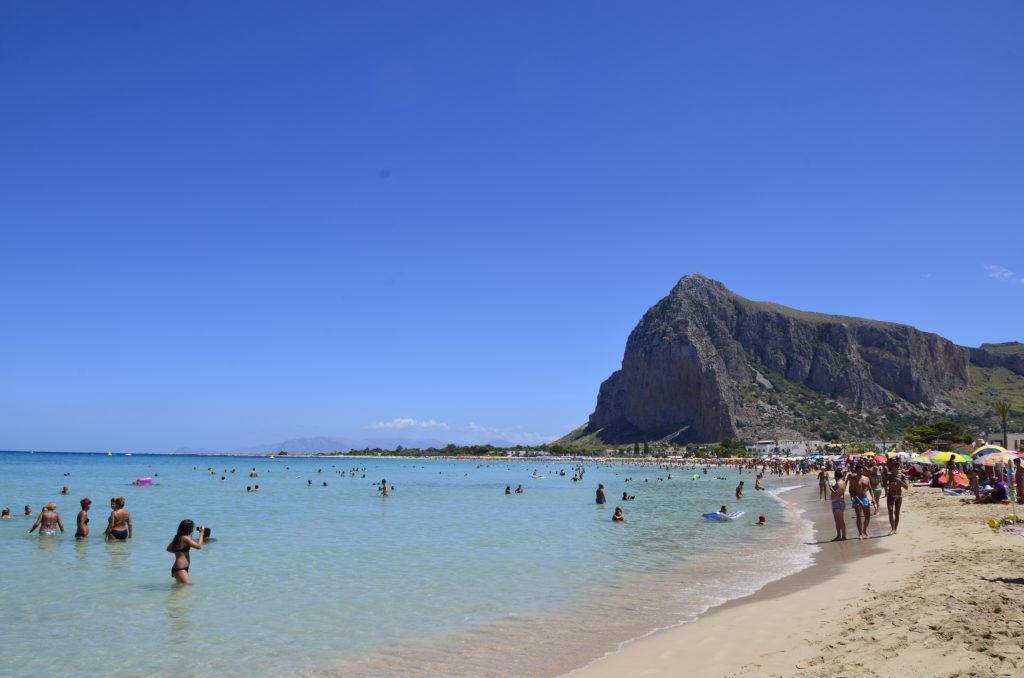 Spiaggia di San Vito Lo Capo vista dal mare