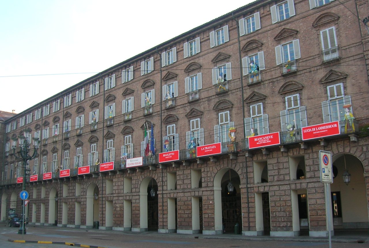 Esterno del Teatro Regio di Torino