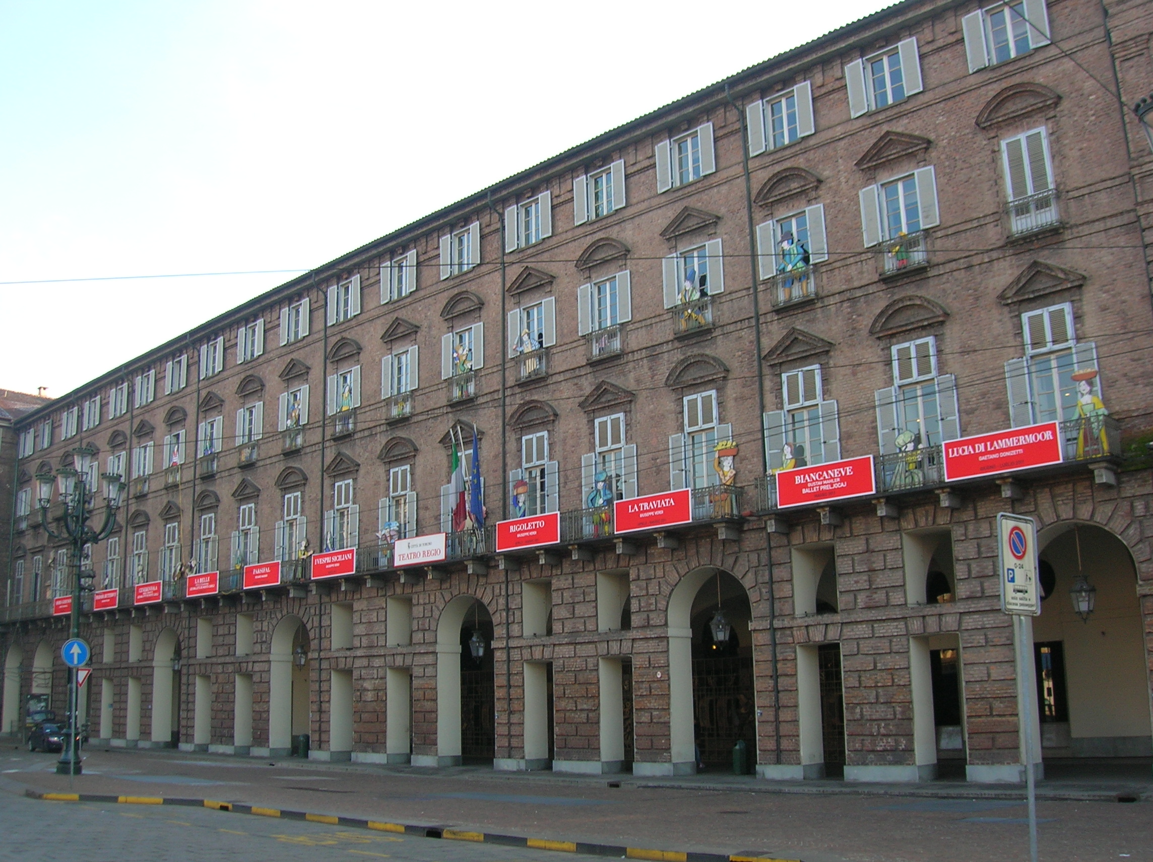Esterno del Teatro Regio di Torino