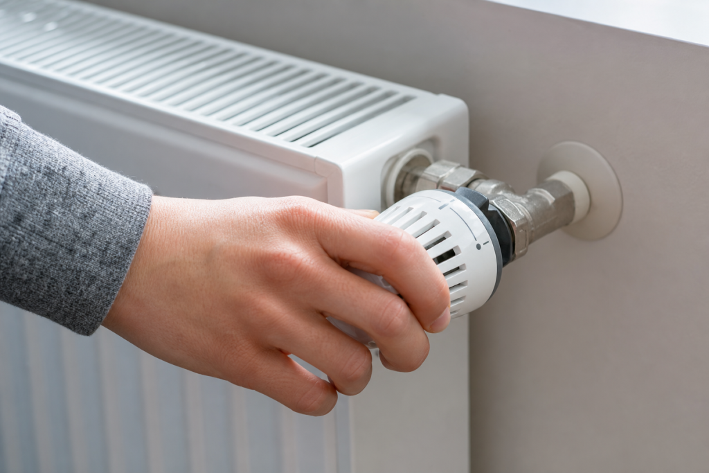 Valvola termostatica su termosifone