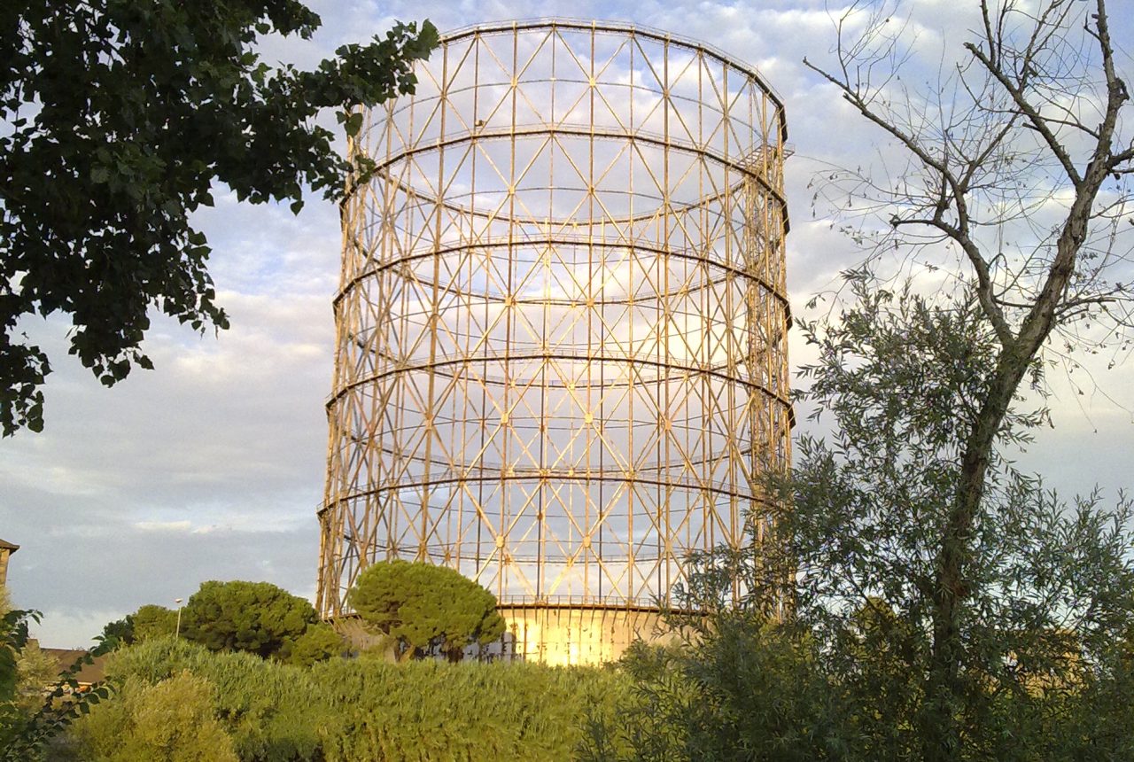 Gazometro di via Ostiense a Roma