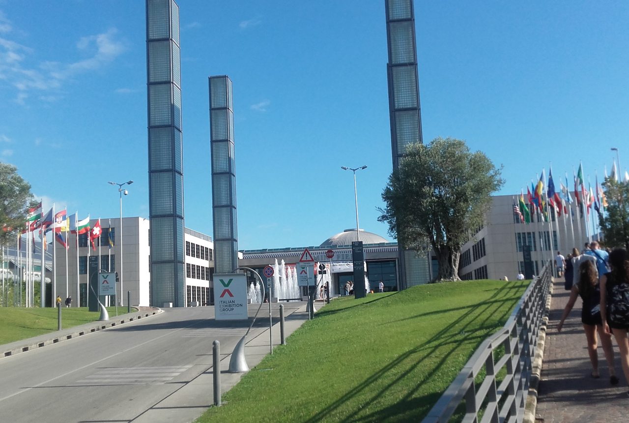 Ingresso del quartiere fieristico di Rimini
