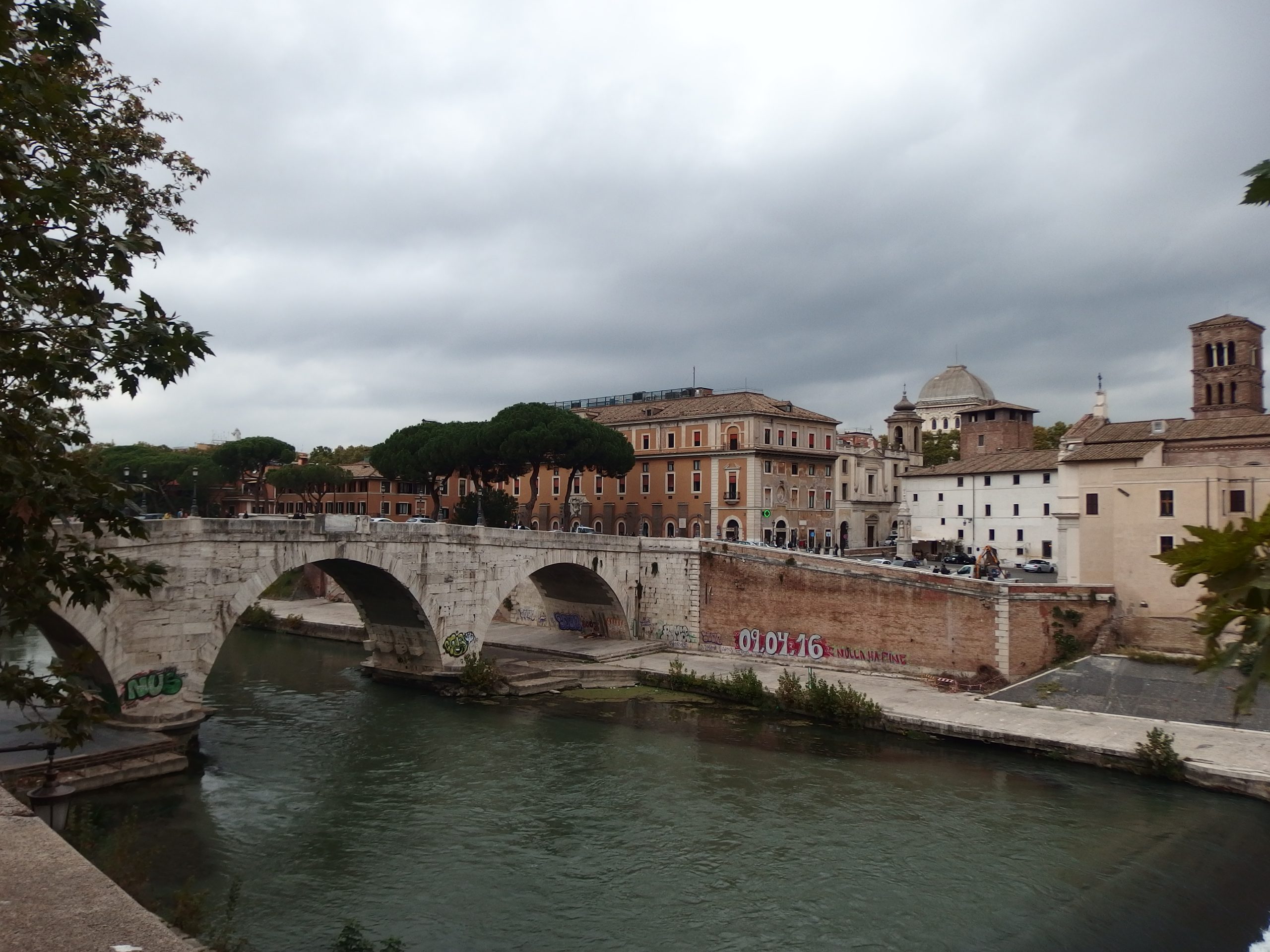 Ponte Cestio e Isola Tiberina a Roma