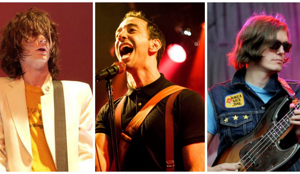 The Strokes in un collage fotografico