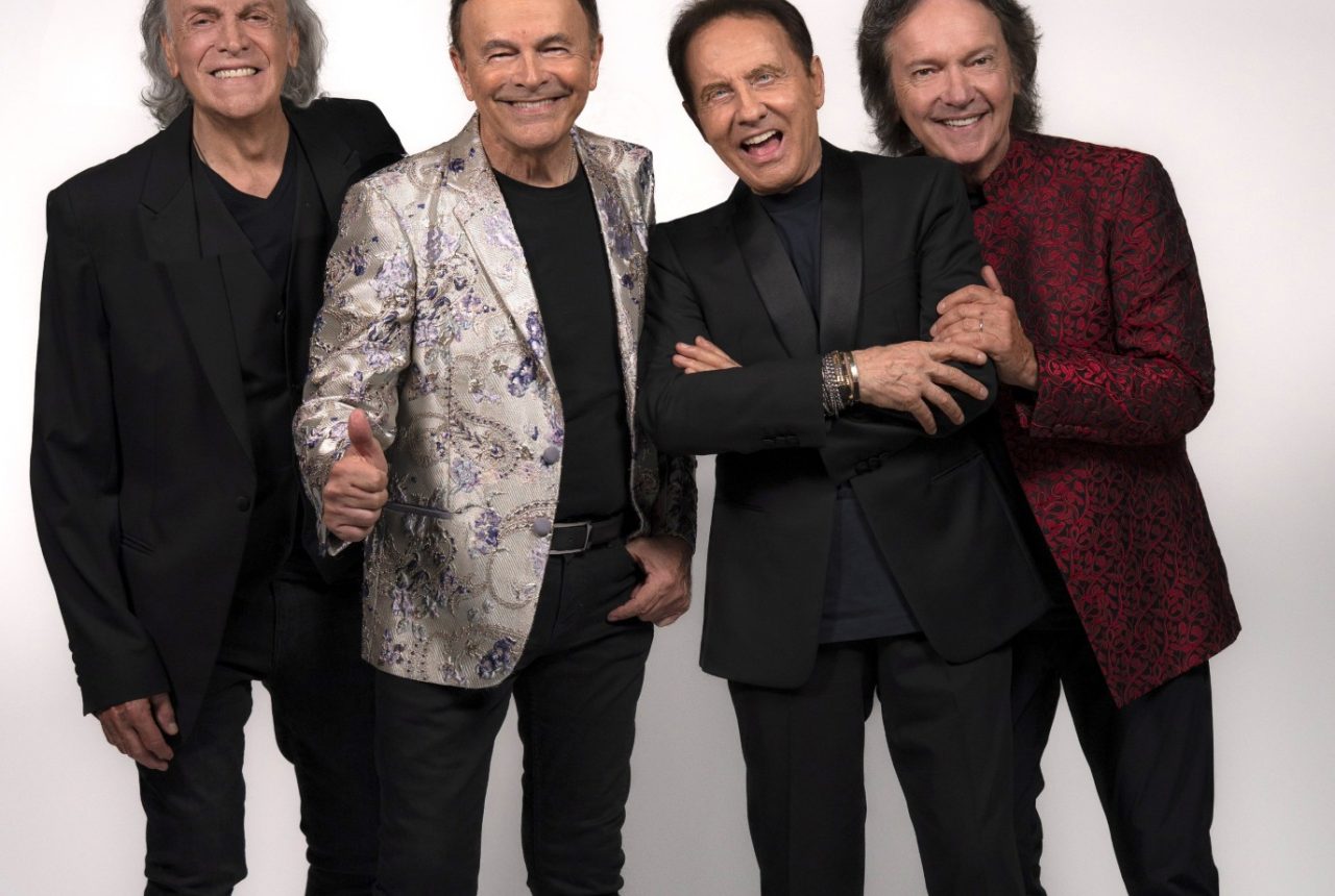 I Pooh nella foto ufficiale del tour Pooh 60 La nostra storia