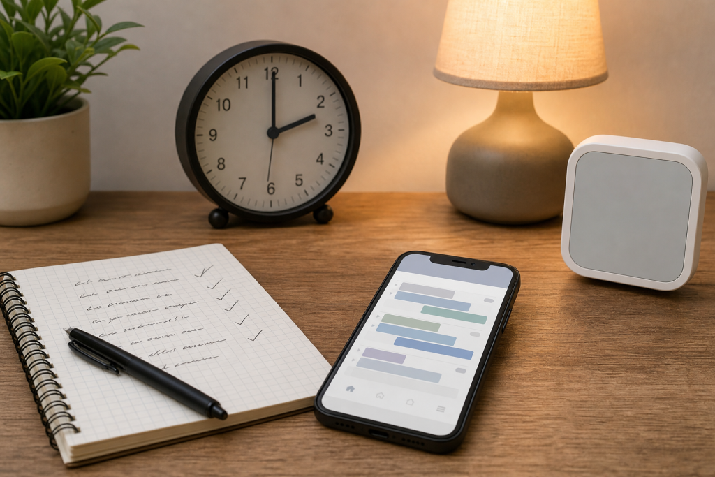 Checklist generica per routine casa smart dopo il cambio dell ora
