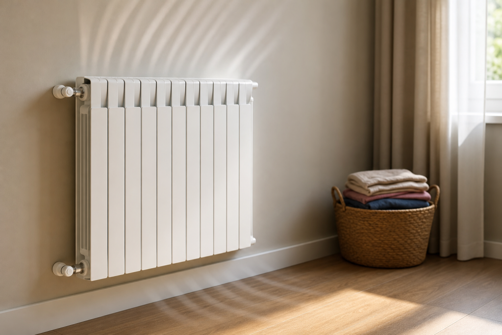 Termosifone libero con bucato a distanza